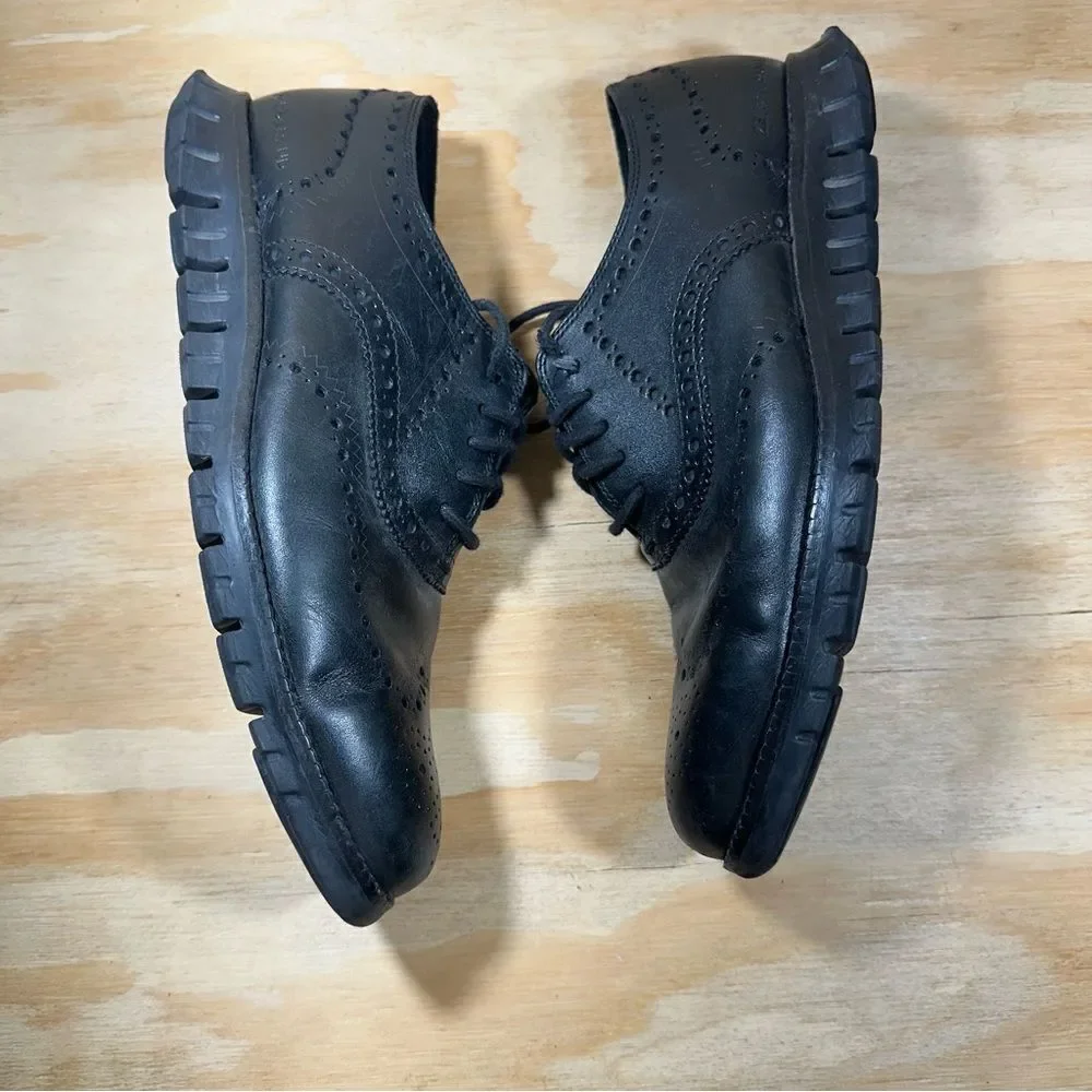 Cole Haan Zerogrand Black Leather Shoes Men’s Size 8.5